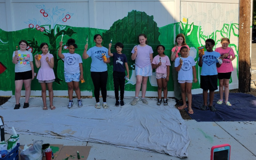 Colorful Oasis Mural is a Symbol of Creativity and Unity